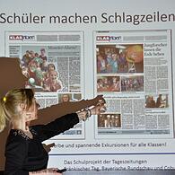 Redakteur*innen stehen den KLARTEXT!-Schüler*innen Rede und Antwort  oder bieten praktische Workshops an.