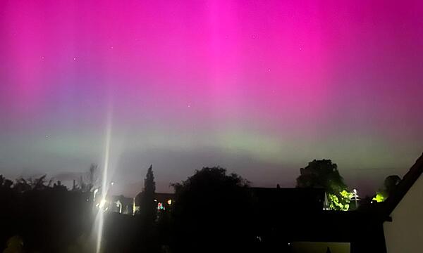 Polarlichter über Kronach 2024Polarlichter über Kronach