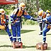 Bei der Olympiade der Jugendfeuerwehren musste auch die Joker-Übung gemeistert werden.