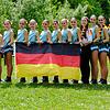 Die TV-Mannschaft:  (v.l.) Nahla Lazarz, Ella Schwemmlein, Emma Mahr, Emma Zettelmeier (Zell), Marie Klauer (Knetzgau) Sarah Neureuther, Hannah Rüger (Knetzgau), Anna-Lea Göb, Charlotte Sündermann (Solo/Augsfeld), Rosa Schneider (Trainerin), Nele ...