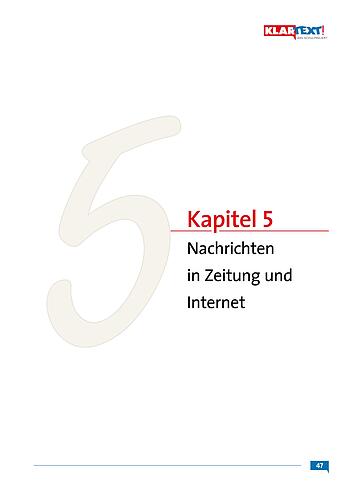 Kapitel 5 - Nachrichten in Zeitung und Internet