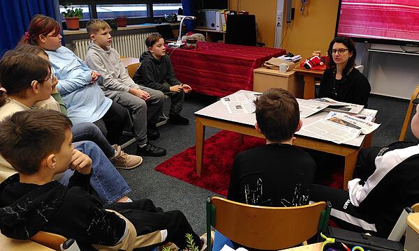 KLARTEXT!-Redakteurin Ann-Kathrin Thönnes besuchte die 3. Klasse der Von-Lerchenfeld-Schule.