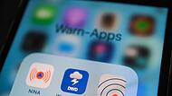 Warn-Apps auf dem Handy Warn-Apps auf dem Handy