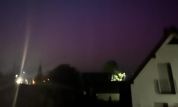 Polarlichter über Kronach 2024Polarlichter über Kronach