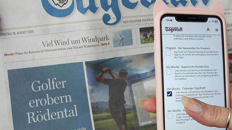 Anmeldung Newsletter