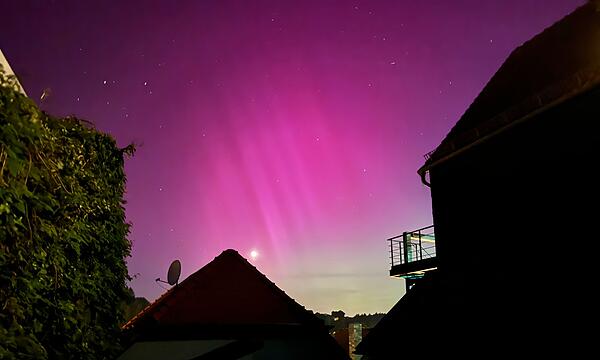Polarlichter über Kronach 2024Polarlichter über Kronach