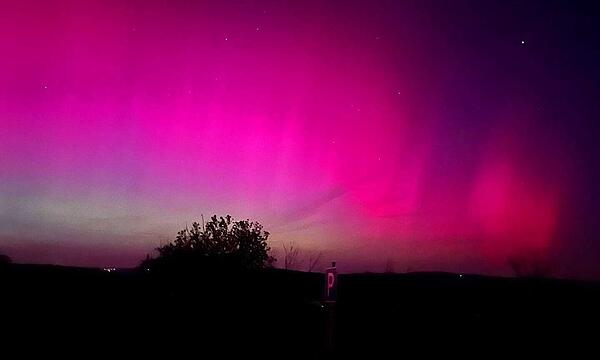 Polarlichter über Kronach 2024Polarlichter über Kronach