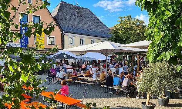 Endlich wieder Altstadtfest in Ebermannstadt.