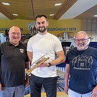 Mitglieder des Vorstands vom Musikverein Forchheim-Buckenhofen (v. l.): Bernd Froese (Vorstandsvorsitzender), Christian Libera, (Vorstand Musik und stellvertretender Vorstandsvorsitzender) und Heinrich Kredel (Vorstand Öffentlichkeitsarbeit).