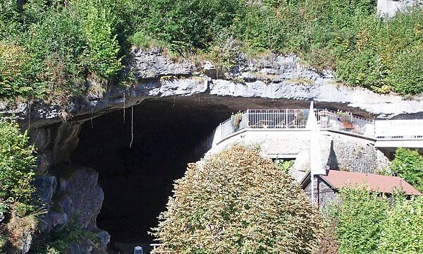 Der Eingang zur Teufelshöhle.