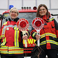 Feuerwehrauto, Frauen, Uniform