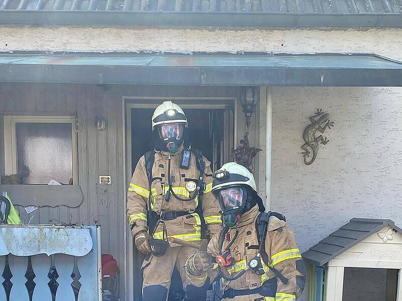 Brand Doppelhaushälfte Untersiemau: keiner verletzt