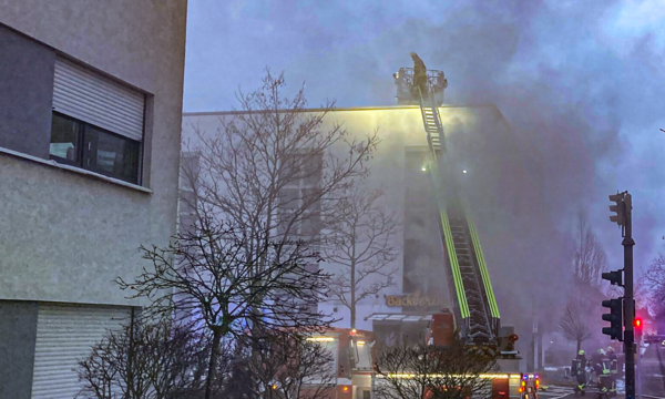 Brand in einer Bäckerei in Erlangen