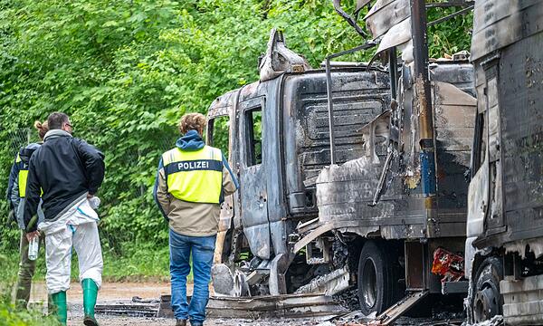 Brand bei der Reiterstaffel München