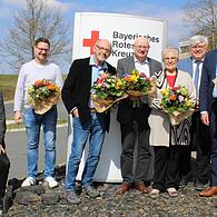 Die gewählten Mitglieder der Vorstandschaft des BRK-Kreisverbandes Lichtenfels (von links): Dr. Erich Dünninger (Chefarzt), Stefan Schneyer (Stellvertretender Schatzmeister), Norbert Scholz (Schatzmeister), Manfred Glöckner (Justiziar), Rosemarie ...