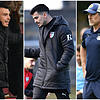 Wer hält die Klasse? Der FC Lichtenfels um Trainer Stefan Dietz, der Baiersdorfer SV mit Coach Hannes Decher und die DJK Dampfach mit Trainer Oliver Kröner sind noch im Rennen.