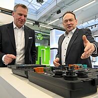 Wieland Electric in Bamberg: die Geschäftsführer Börne Rensing und Christian Wahlers