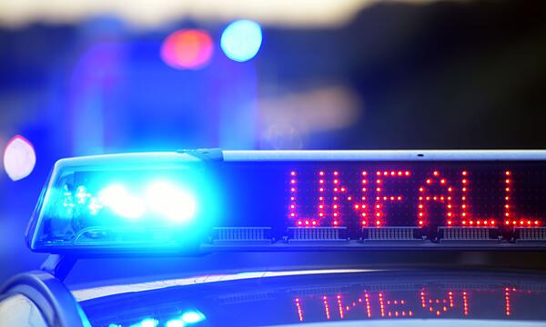 Polizei sichert Unfallstelle