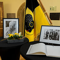 Kondolenzbuch im Coburger Rathaus