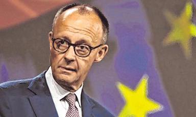 Friedrich Merz reiste am Freitag zum Antrittsbesuch nach Brüssel.