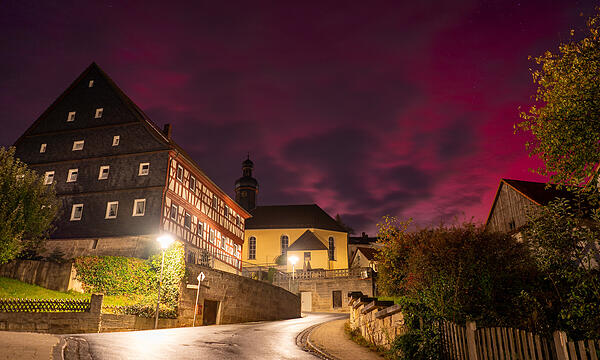 Polarlichter über Kronach Oktober 2024Polarlichter über Kronach Oktober 2024