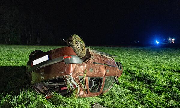 Unfall BA44 von Mittelsteinach in Richtung Untersteinach