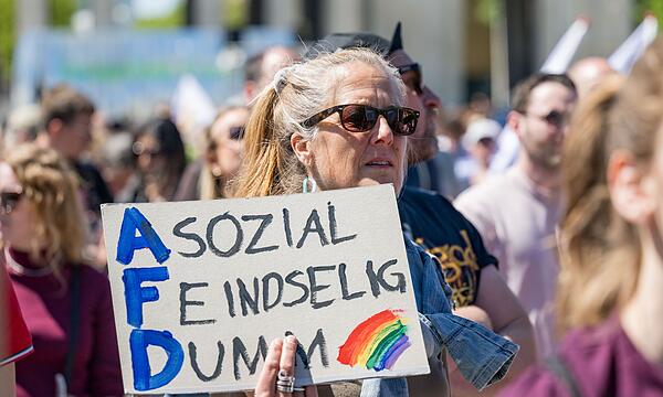 Aktionstag «Keine Ausreden mehr - AfD-Verbot jetzt!» - München