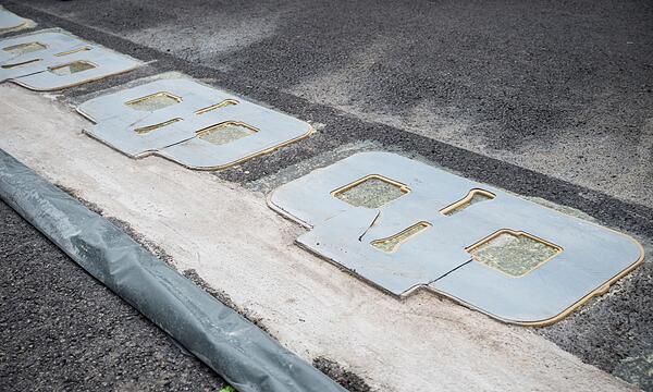 Teststrecke induktives Laden von Elektrofahrzeugen