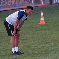 Alles im Blick: FCL-Coach Stefan Dietz während einer Trainingseinheit.