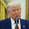 US-Präsident Trump bei Vereidigung im Weißen Haus