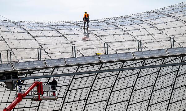 Begehbares Dach im Olympiastadion München