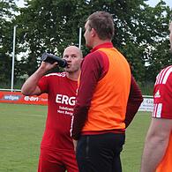 Der Johannisthaler Spielertrainer Christian Brandt im Taktik-Talk.
