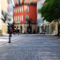 Die Spitalgasse ist Coburgs wichtigste Einkaufsmeile.
