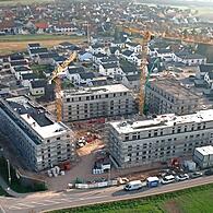 Die Baustelle von oben.