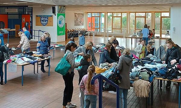 Der Second-Hand-Basar des Meranier-Gymnasiums war wieder ein großer Erfolg.
