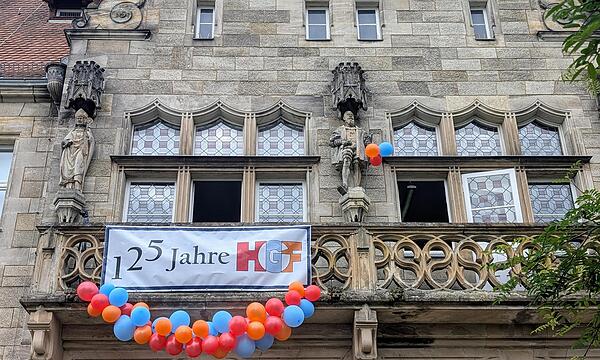 Das Herder-Gymnasium wurde 125 Jahre als, und selbst Prinzregent Luitpold von Bayern feierte mit.
