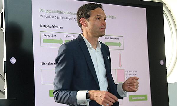 Der Gesundheitsökonom Professor Andreas Beivers referierte bei einer Veranstaltung der Rhön Stiftung.