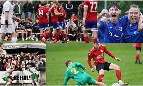 Mögeldorf und Bad Kissingen sind Meister geworden, Eltersdorf und Dampfach dürfen nochmal in der Relegation ran.
