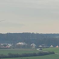 Windräder südlich von Weingartsreuth.