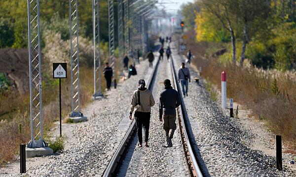 Migranten in Serbien