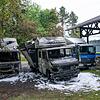 Brand bei der Reiterstaffel München