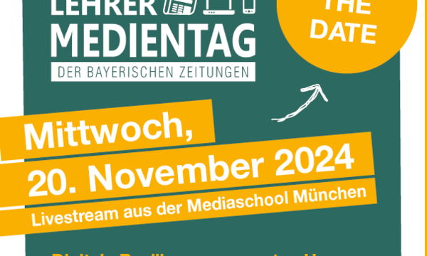 "Digitale Resilienz: Vom guten Umgang mit schlechten Nachrichten" ist Thema des Lehrermedientags 2024.