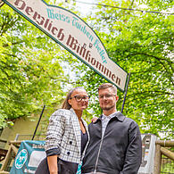 Selin und Kemal Yildirim heißen die neuen Chefs auf dem Weiss-Tauben-Keller. Die Geschwister haben viel vor - nicht nur während des Annafestes.