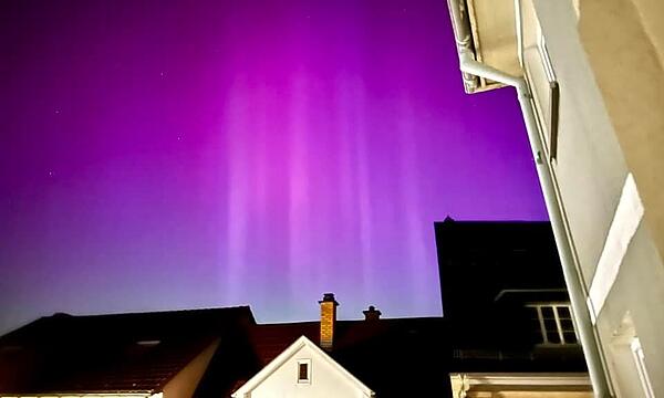 Polarlichter über Kronach 2024Polarlichter über Kronach