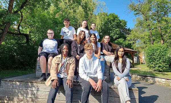 Engagieren sich beim Projekt: Jugendliche der Erlöser-Mittelschule