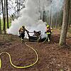 Feuer, Wald, Arbeitsgerät