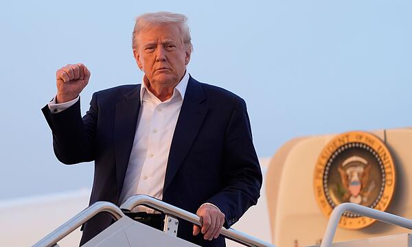 US-Präsident Trump unterwegs