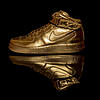 Nike Air Force One Custom gold