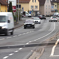 Dörfles-Esbach Straßensperrung Ortsdurchfahrt Neustadter Straße