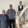 Drei Generationen feierten: Jubilar Basilius Reichel, dessen Sohn Lothar und sein Enkelsohn Andreas.